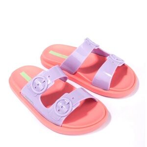 Playful Purple and Pink Kids' Sandals #23